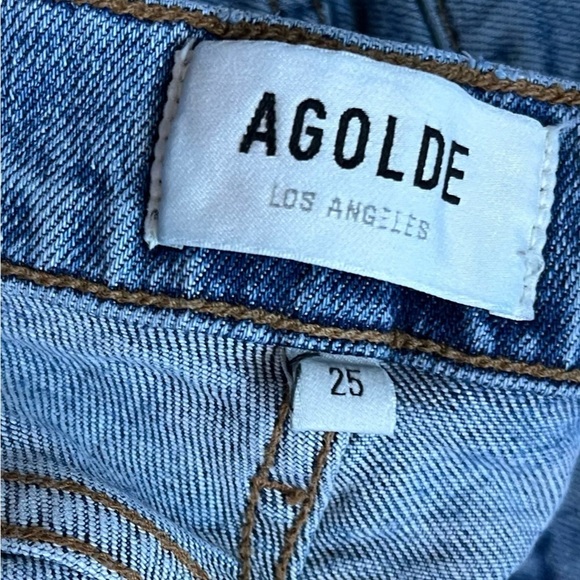 AGOLDE • Nico Light Wash Destructed Skinny Jeans - Picture 9 of 9
